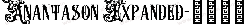 Anantason Expanded字体转换